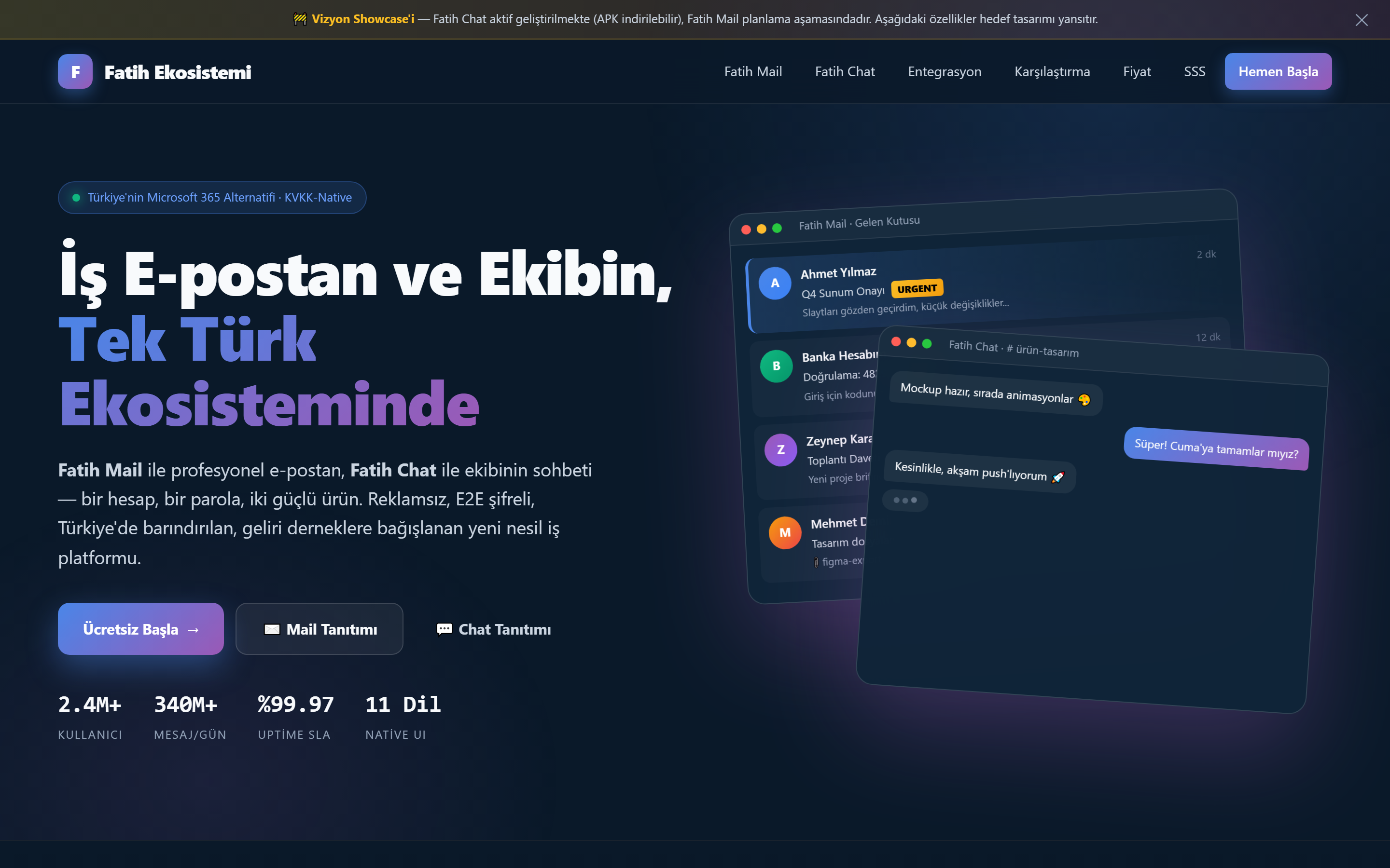 Fatih Web Tasarım Proje Detayı Masaüstü Görünüm
