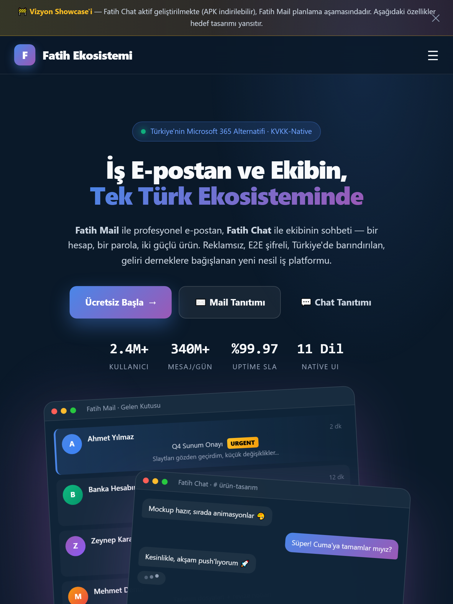 Fatih Web Tasarım Proje Detayı Tablet Görünüm