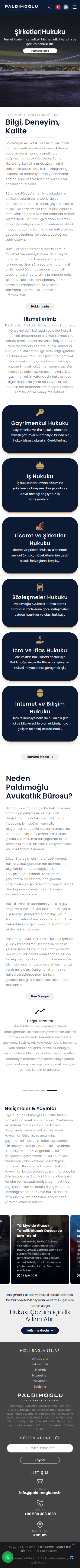 Fatih Web Tasarım Proje Detayı Mobil Görünüm