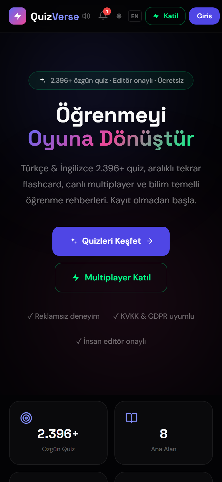 Fatih Web Tasarım Proje Detayı Mobil Görünüm
